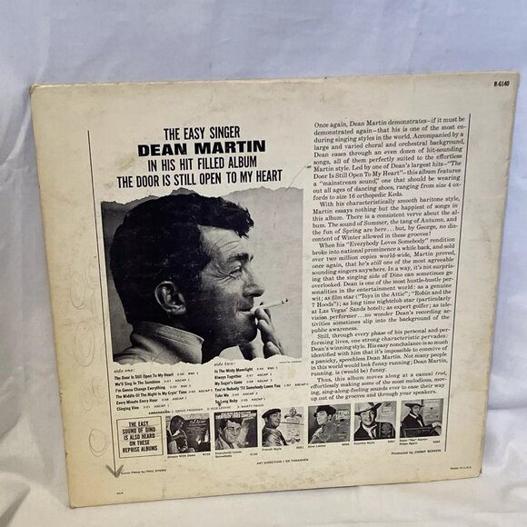 Dean Martin The Door Is Still Open To My Heart (Vinyl, 1964) Reprise R-6140 Fai - Picture 3 of 12